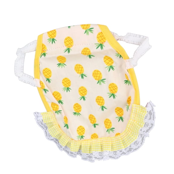 NFTIGB Hen Saddle Apron Double Layer Cotton Poultry Wing Back Protector Pineapple Pattern Comfortable Jacket Scented 9.06 in