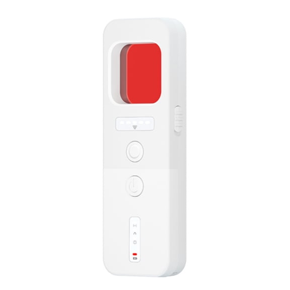 NFTIGB Hidden Camera Detector Bug Finder with 5 Levels Adjustable Sensitivity, Portable Wireless Signal Scanner Anti-Spy RF Detector for Travel Home Office Hotel Security, White (3.94 in / 10 cm)