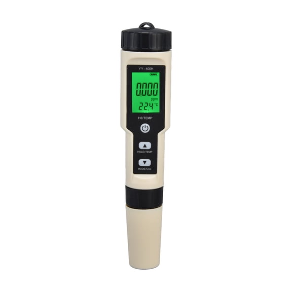 NFTIGB High Sensitivity Digital Hydrogen Meter, IP67 Waterproof H2 Test Pen with Backlit LCD Display, 0-2400ppb Range for Aquariums, Pools, and Hydroponics, 7.2 inches / 18.3 cm