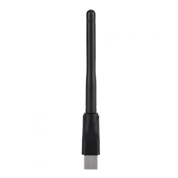 NFTIGB High Speed USB 2.0 WiFi Adapter 300Mbps Wireless Network Card Mini PC Receiver Dongle with 2dBi Antenna for Desktop Laptop PC Supports Windows Mac OS Black (17.00 cm / 6.69 inches)