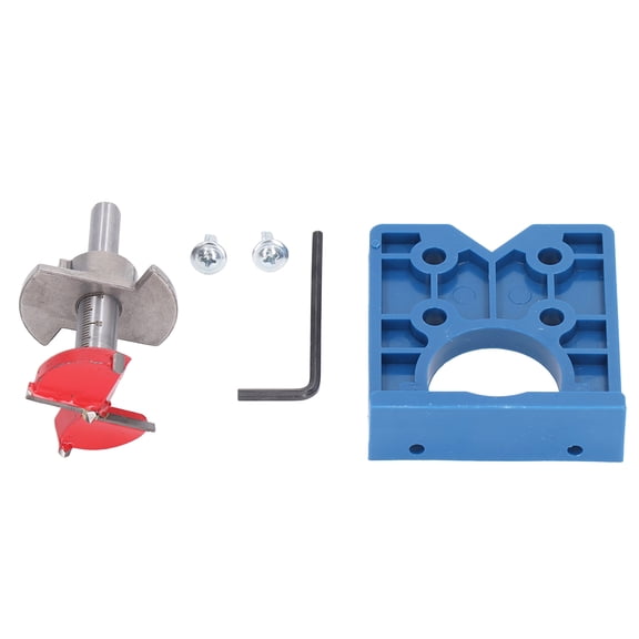 NFTIGB Hinge Jig Drill Guide 35mm Concealed Drilling Tool Set Kit for Door Window Furniture