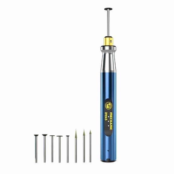 NFTIGB IRX6 Portable Speed Adjustable Electric Grinding Engraving Pen Mini Handheld Rechargeable Chip Polishing Machine For Various Motherboards Cutting Brackets Screw Removal