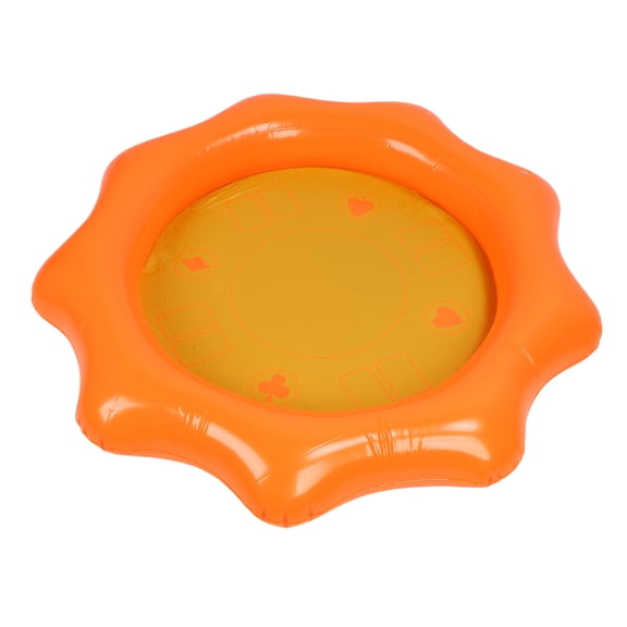 NFTIGB Inflatable Pool Drink Table Serving Float For Card Games, Cup Tray For Outdoor Summer Pool Parties, Floating Beverage Holder (37.4 in / 95 cm)