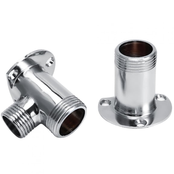 NFTIGB Inlet G1/2 Outlet G3/4 Wall-Mounted Shower Head Faucet Adapter Bathroom Accessory, 2.0x2.0x1.8 inches / 50x50x45 mm, 2 Piece Set
