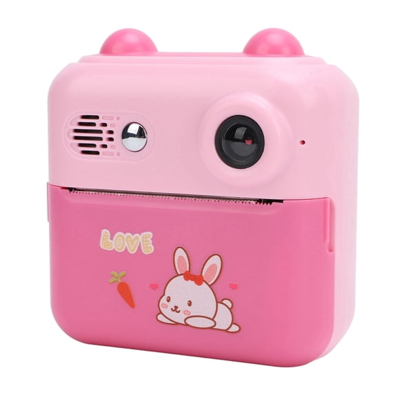 NFTIGB Instant Camera 48MP 1080P Digital Video Camera with 2.4 Inch (6.1 cm) HD IPS Screen 1000mAh Built-in Battery Portable Pink[cite: 1]