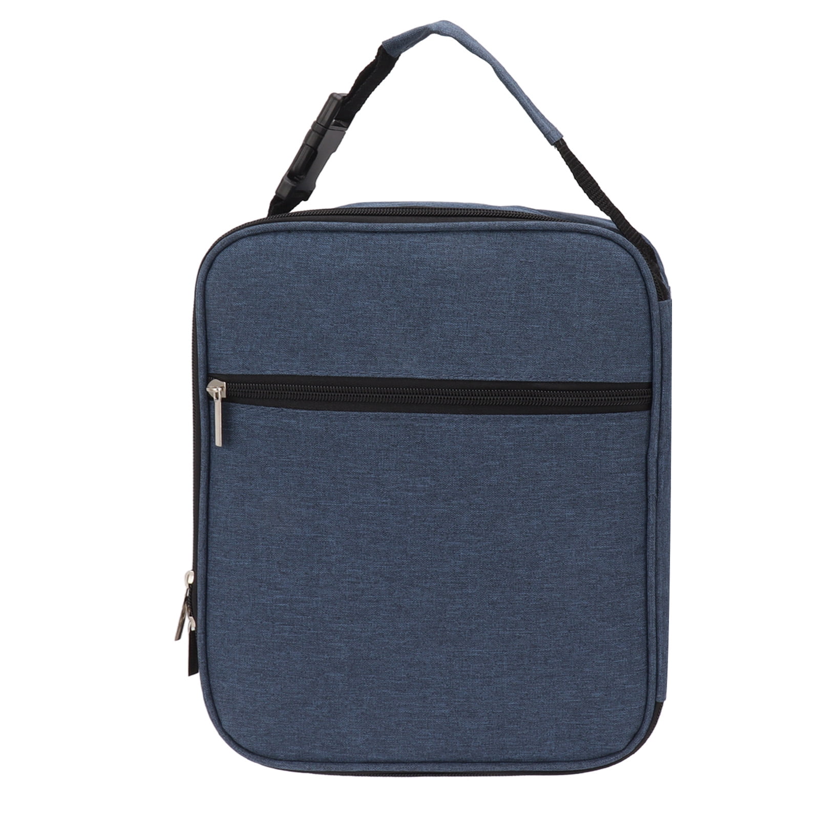 NFTIGB Insulated Lunch Bag 6L Oxford Fabric Leakproof Portable Reusable Navy Blue (10.2 inches / 26 cm)