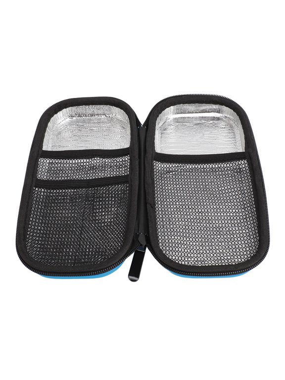 Insulin Travel Case Handheld Easy to Clean Portable Insulated Medication Organizer Style 3 for Diabetics (9.84 inches / 25 cm)