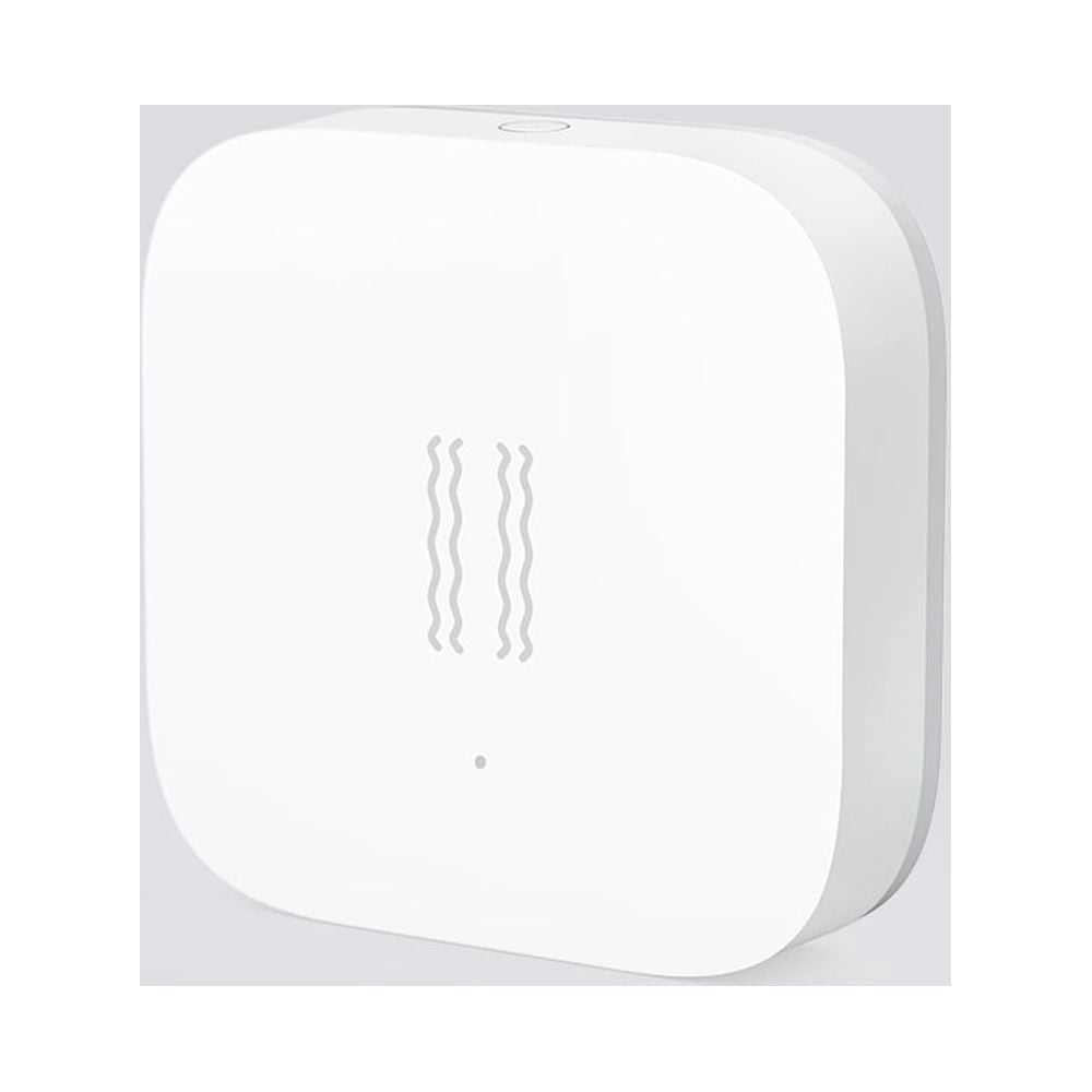 NFTIGB Intelligent Motion Sensor for Smart Home Security, Detects Vibrations Tilts and Falls, Remote App Push Notifications, Adjustable Sensitivity, Zigbee Connection, White, 3.54 in / 90 mm