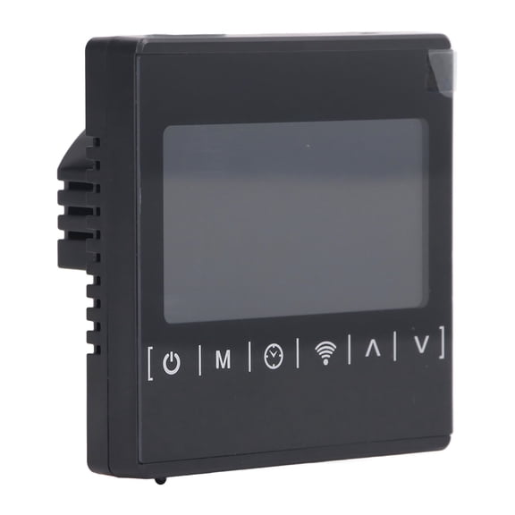 NFTIGB Intelligent WiFi Smart Thermostat Furnace Heating Controller LCD Touch Screen App Remote Control Programmable AC85V-250V MH1823L Black Home Temperature Regulator