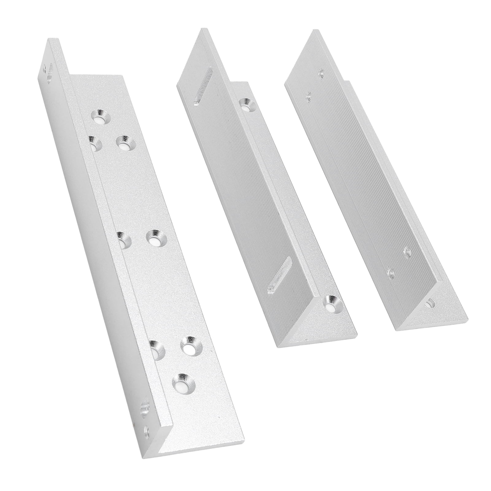 NFTIGB Inward Door Z L Bracket 180KG Holding Force Aluminum Alloy Security Holder Stand for Electromagnetic Lock Hardware Set, 7.09 in / 180 mm