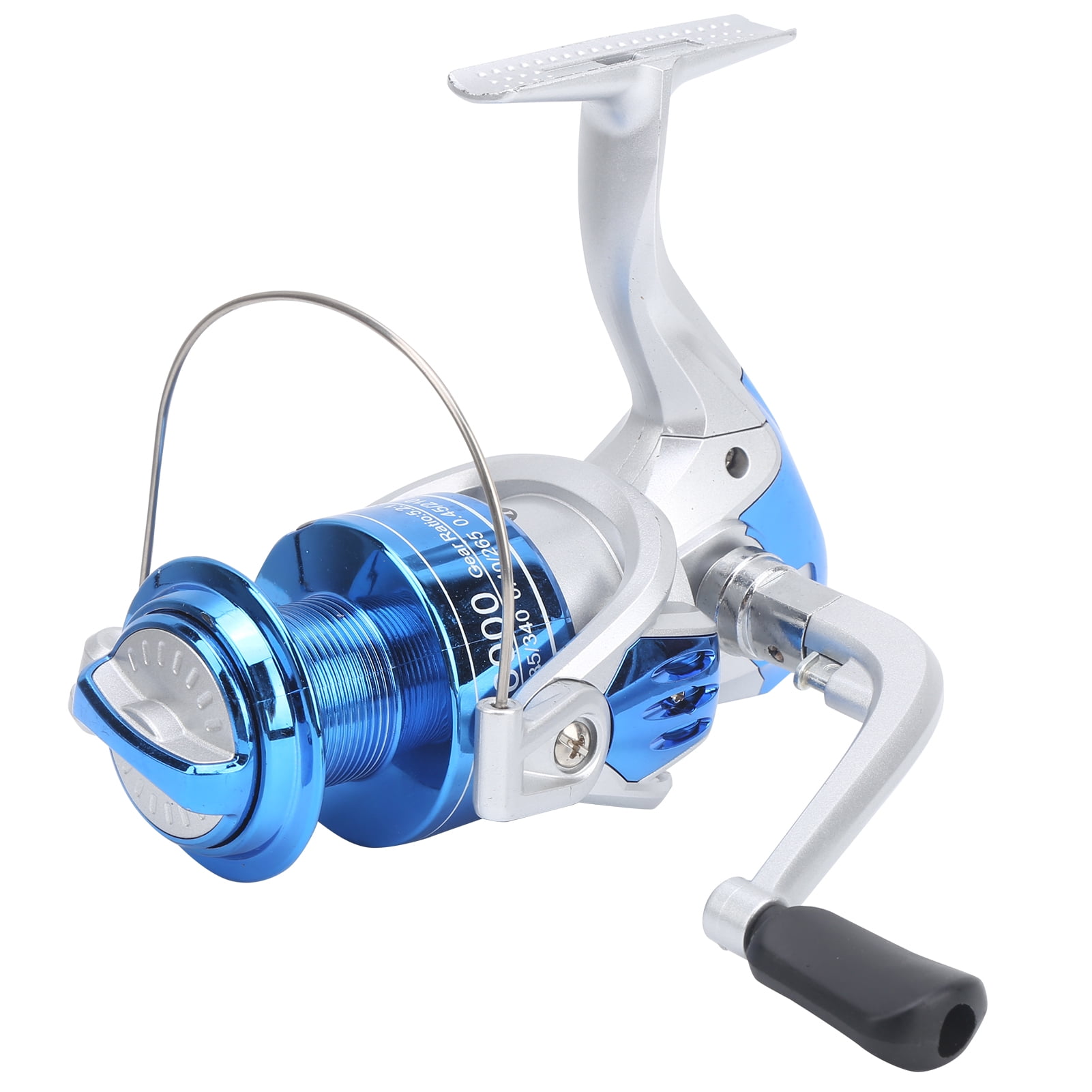 NFTIGB KS6000 Spinning Reel 13BB 5.2:1 Gear Ratio Ambidextrous Interchangeable Fishing Wheel Saltwater Freshwater (15 x 15 x 10 cm / 5.9 x 5.9 x 3.93 inches)