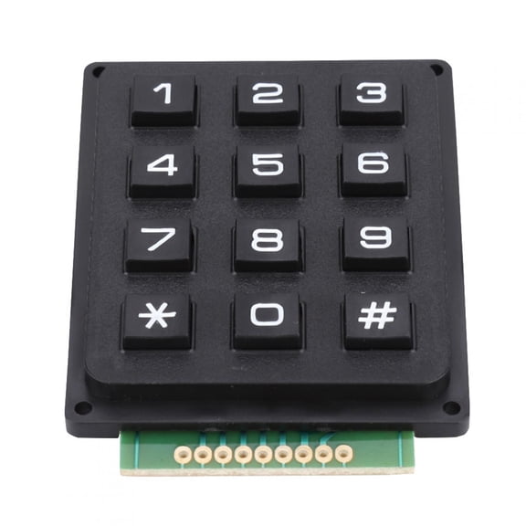NFTIGB Keyboard Modules with 12 Keys 3x4 Push Buttons External Keypad for MCU Microcontrollers DIY Electronics