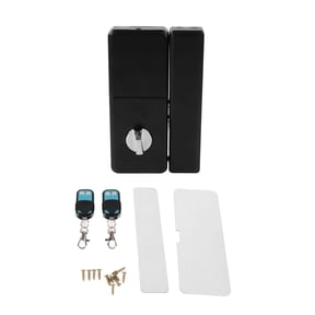 NFTIGB Keyless Entry Door Lock Aluminum Alloy Electronic Intelligent Remote Control Deadbolt Access Control System for Wooden Iron Door Home Security, 8.66 inches / 22 cm, Silver