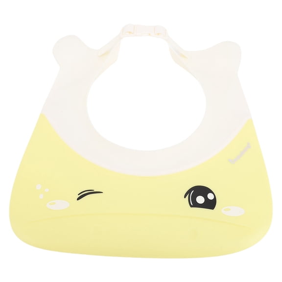 NFTIGB Kids Shower Hat Non Slip Adjustable Ear Eye Protective Baby Bathing Cap for Toddler Hair Washing Safety Visor Waterproof Shield 10 inches / 25.4 cm Yellow