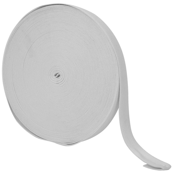 NFTIGB Knitted Elastic Band Sewing Accessory for Protective Clothing Cuffs, White 15mm (0.59 inches) Width, 1 Roll