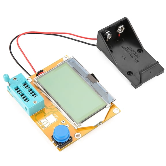 NFTIGB LCD Graphical Transistor Inductor Capacitor ESR Meter Multifunction Tester (5.91 inches / 15.00 cm)