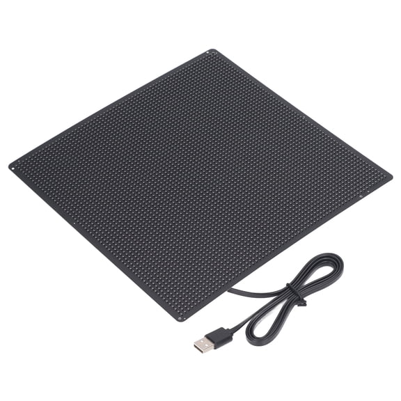NFTIGB LED Advertising Sign Wireless Transmission Programmable Scrolling Panel 64x64 Resolution 5V USB Powered 9.8 Inches / 25 cm Bluetooth App Controlled Custom Text Animation