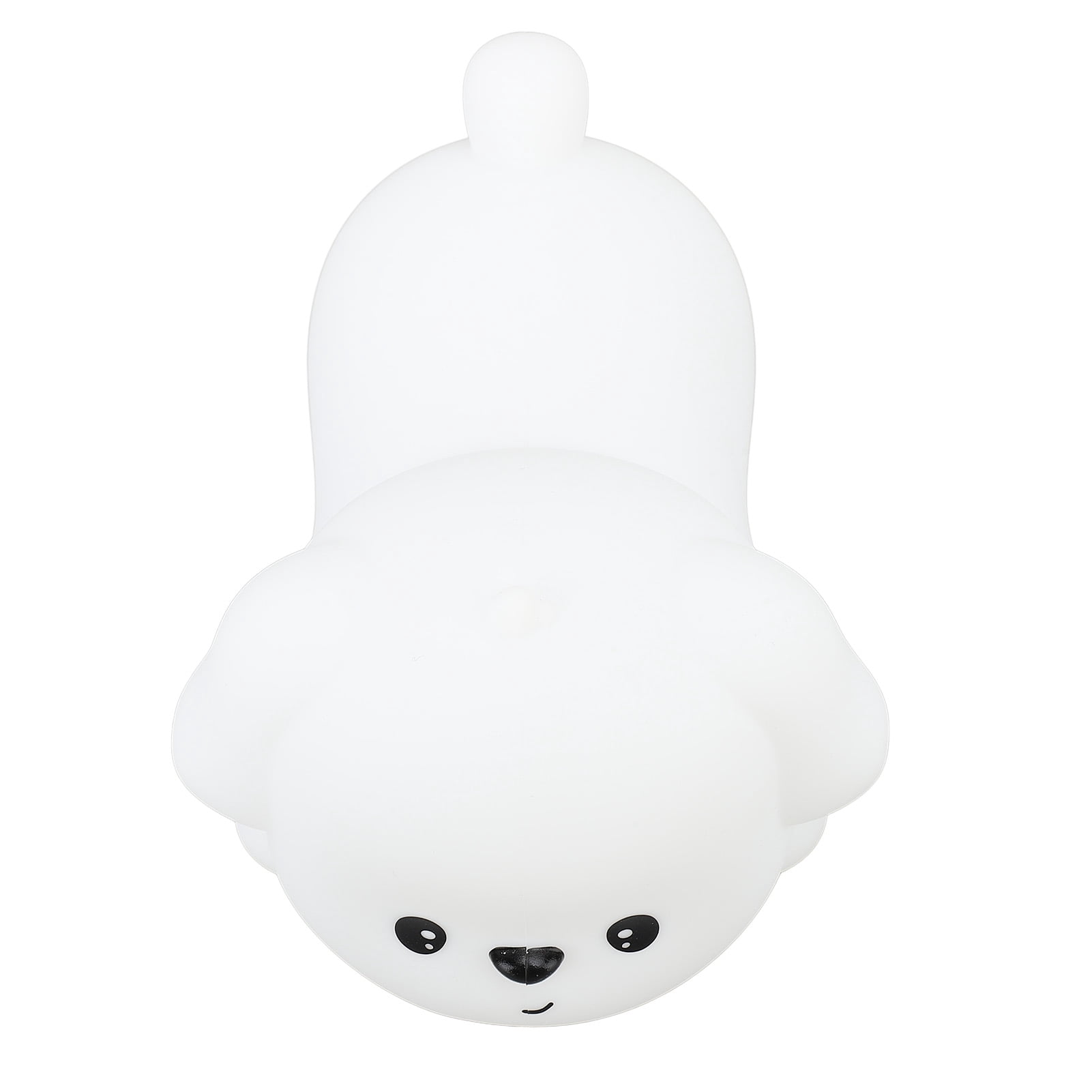 NFTIGB LED Cute Puppy Dog Night Light, ABS Silicone USB Rechargeable Baby Bedside Lamp, Toy Table Decoration for Nursery Bedroom Dorm, Kids Gift, Warm Lighting (6.3 x 4.3 x 3.9 inches)