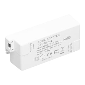 NFTIGB LED Driver DC24V 2.5A 60W LED Light Transformer DIY Lamp Driving Power Supply AC100-240V for Home Lighting Projects (4.53 inches / 11.5 cm)