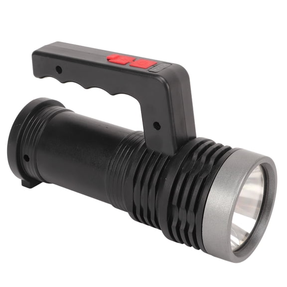 NFTIGB LED Flashlight USB Rechargeable IPX4 Waterproof Aluminum Alloy Portable Searchlight with COB Side Light and Built-In Battery (Red, 6.3 in / 16 cm) [cite: 12]