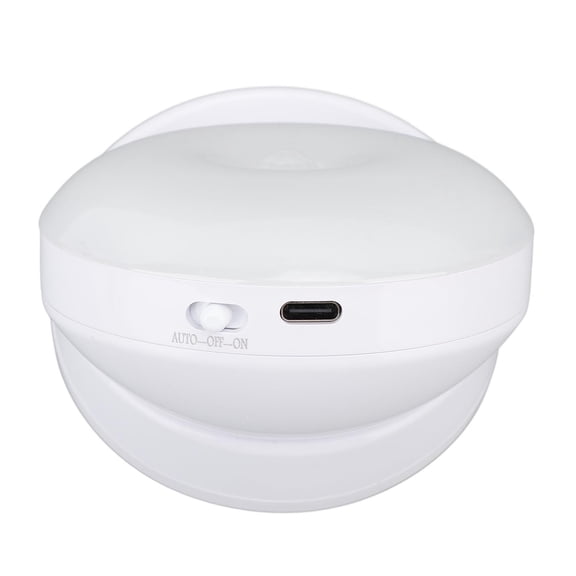 NFTIGB LED Motion Sensor Night Light, 360 Degree Rotating Rechargeable Induction Wall Lamp for Staircase Closet Hallway Bedroom, Cool White Battery Powered Home Lighting (3.94 inches / 10 cm)
