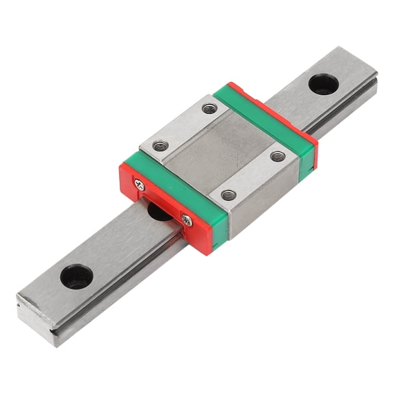 NFTIGB LML12B Black Miniature Linear Rail Guide 100mm / 3.9 inches Length with Slide Block for 3D Printers CNC Machines and Precision Measuring Equipment