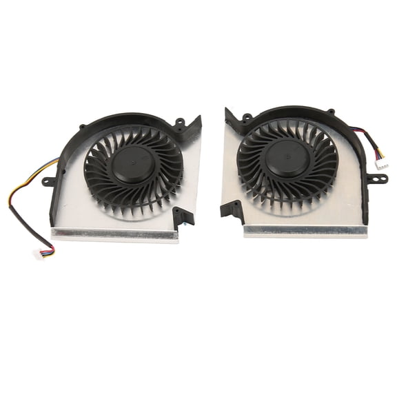 NFTIGB Laptop Cooling Fan Replacement Set 4-Pin DC 5V Metal Shell CPU GPU Cooler for MSI GE63VR MS-16P1 GE73VR MS-17C1, High Performance Thermal Dissipation (3.94 inches / 10 cm)