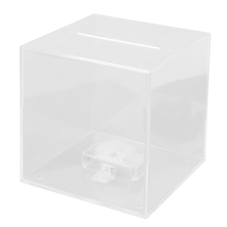 NFTIGB Light Up Acrylic Clear Piggy Bank for Adults Kids Unopenable Transparent Money Saving Box, Break to Open, 4.7 inches / 12 cm