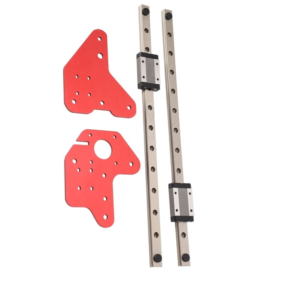 NFTIGB Linear Slide Rail Guide Double Z-Axis Kit for Ender-3 3D Printer Accessories, Premium Steel Miniature Guide Linear Slider Motion Part Upgrade, 14.57 inches / 37 cm