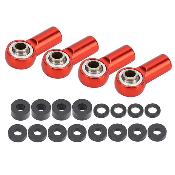 NFTIGB Link Rod End Ball Joint Aluminum Alloy Fit for HSP RGT Himoto REDCAT 1/10 RC Car Red