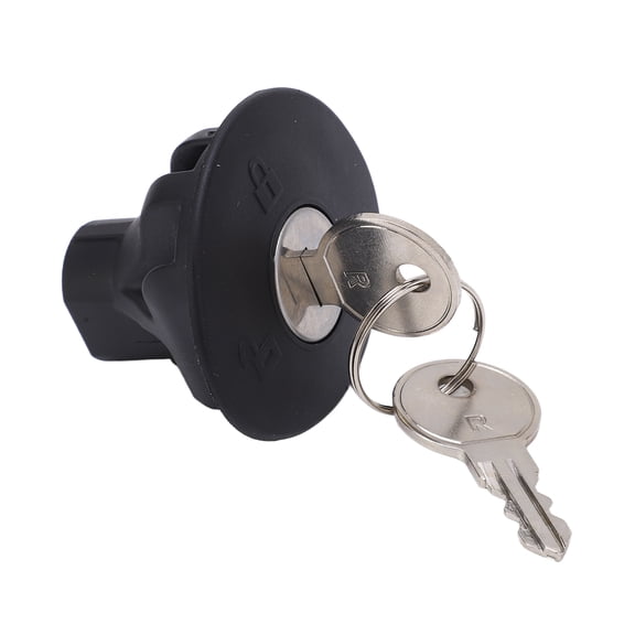 NFTIGB Locking Gas Fuel Tank Plug Cover Cap with 2 Keys, Replacement for Ford Edge, Escape, Expedition, Explorer, F150, ABS and Metal Construction, 6.35 oz / 180 g
