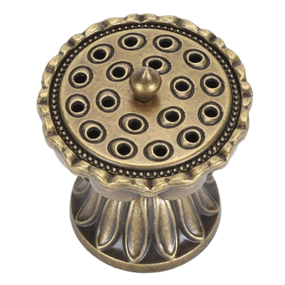 NFTIGB Lotus Lamp Incense Holder Zine Alloy Exquisite Retro Vintage Multipurpose Brass Incense Burner for Home Yoga Office Decor (2.7x2.2x1.9 inches / 6.8x5.5x4.7 cm)
