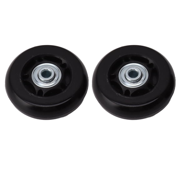 NFTIGB Luggage Wheel Replacement Kit Silent Operation Dual Bearing Swivel Caster Wheels Repair 60x18mm / 2.4x0.7in