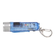 NFTIGB M300 Keychain Flashlight Long Range Super Bright LED Pocket Mini Flashlight USB Rechargeable Blue Multipurpose Light for Outdoor Camping Emergency