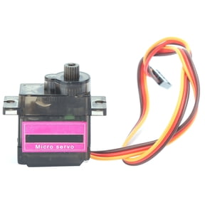 NFTIGB MG90S Metal Geared Servo Mini Motor Kit for Remote Control Toy Helicopter Plane Car Boat, High-Performance Coreless Motor, Double Ball Bearing Design, DC 4.8V-6V Power, Black