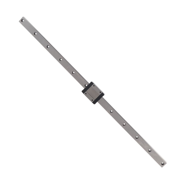 NFTIGB MGN15 Miniature Linear Guide Rail and Slide Block for Industrial Automation Equipment, High Precision Motion Control Rail, 17.72 inches / 450 mm