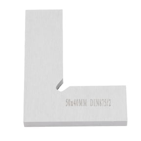NFTIGB Machinist Square 90 Degree Right Angle Ruler Engineer Tool for Woodworking Carpenters Center Finder 1.97 x 1.57 in / 50 x 40 mm Mini Small Precision Layout Measuring Equipment