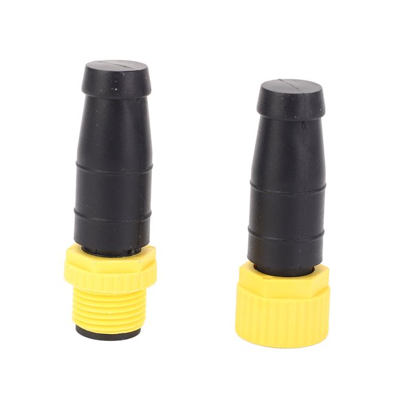 NFTIGB Male Female Terminator for NMEA 2000 Network Heat Cold Resistant Plastic Housing A Type M12 5Pin Resistor Kit, Yellow