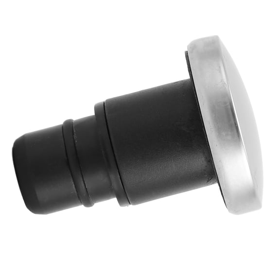 NFTIGB Massager Replacement Head 18mm 0.7in Outer Diameter Metal Flat Head Stainless Steel Portable Massage Attachment Head for Percussion Fascia Muscle Massagers Therapeutic Relief Silver