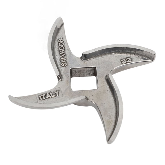 NFTIGB Meat Grinder Cutter Blade Size 32 Stainless Steel Replacement Part, 1.5 cm / 0.59 in Square Hole