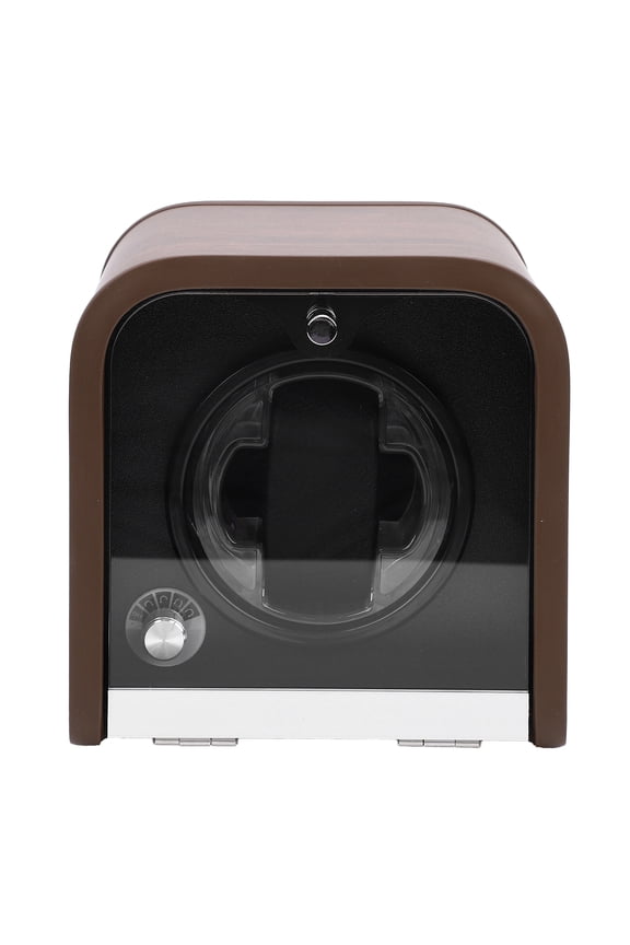 Mechanical Watch Winder 5 Modes Adjustable Automatic Wood Storage Box Dual Power Supply Quiet Motor Watch Display Shaker for Home Office, 8.66 inches / 22.0 cm