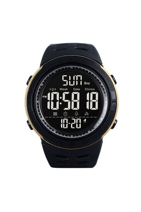 Men Digital Sports Watch 50M Water Resistant LED Multifunctional Smartwatch Stopwatch Countdown Auto Date Alarm Electronic Wristwatch 1.97 inches / 50mm Dial