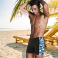 thumbnail image 1 of NFTIGB Men's Quick Dry Swimming Trunks Sport Underwear Drawstring Boxer Briefs Summer Breathable Elastic Swimsuit Bottom with Mesh Lining Black Size XL (7.9 inches / 20 cm), 1 of 4