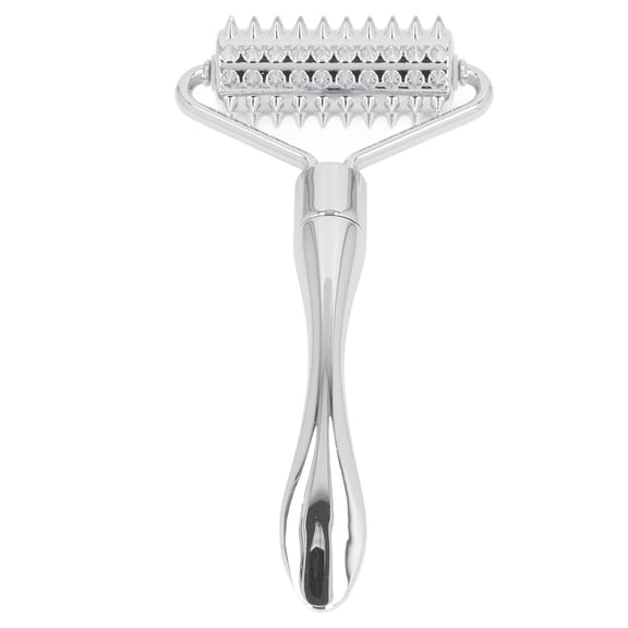 NFTIGB Metal Acupuncture Massage Roller for Muscle Relaxing Relieve Stiffness Improve Circulation Handheld Acupuncture Roller for Neck, Back, and Body Soreness