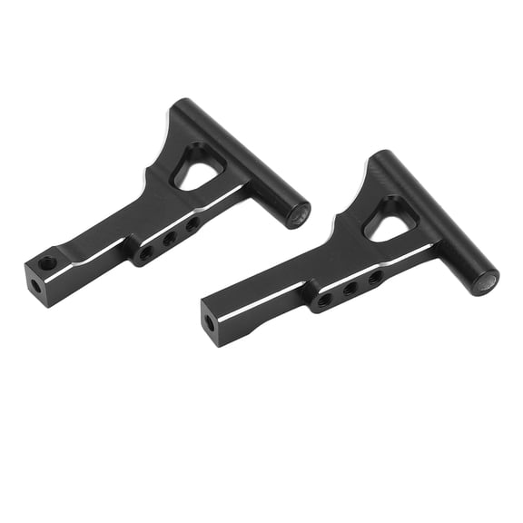 NFTIGB Metal Front Lower Suspension Arm Upgrade Kit for 1/10 Scale RC Car, Black Aluminum Alloy Replacement Parts, 2 Pieces