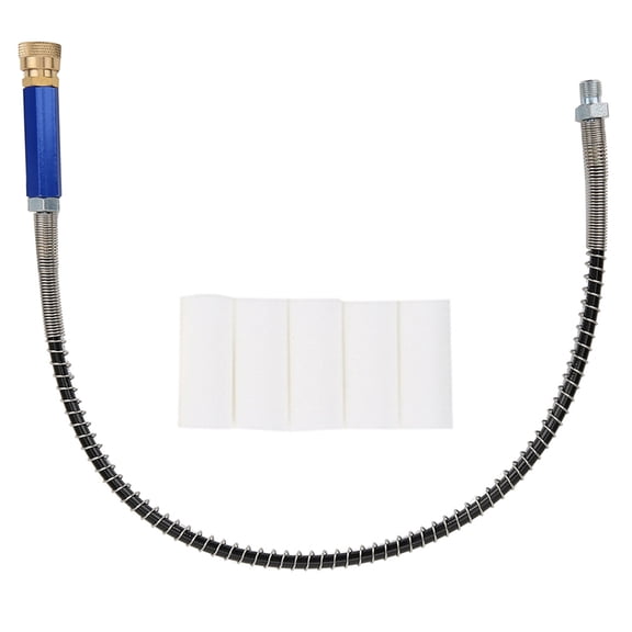 NFTIGB Metal Oil-Water Separator High Pressure Pump Spring Hose Outside Wire Female Head (22 inches / 56 cm)