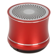 NFTIGB Mini Bluetooth Speaker IP67 Waterproof Auto Connect Portable Wireless Audio Device with Bass Radiator for Shower Room Bike Car Outdoor Travel Red 5.12 inches / 13 cm