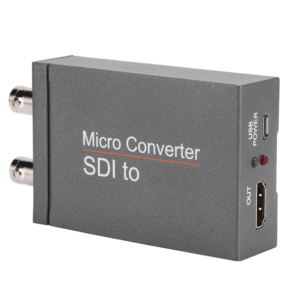 NFTIGB Mini HD SDI to HD/3G-SDI Converter Support 1080P Local Looping Output Signals Adapter