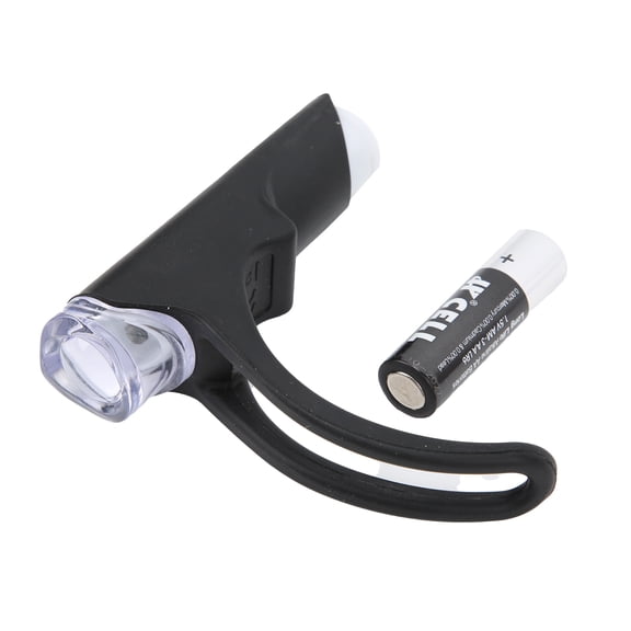NFTIGB Mini LED Flashlight Waterproof Bike Light, AA Battery Powered Torch for Mountain & Road Bicycles, Black