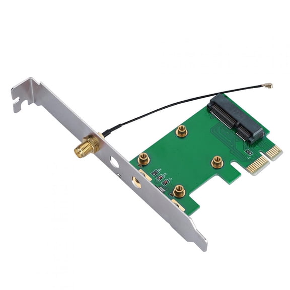 NFTIGB Mini PCI-E to PCI-E Riser Card Expand External Adapter Network Card For Desktop PC Motherboard Upgrade Converter System Expansion Accessories High Performance